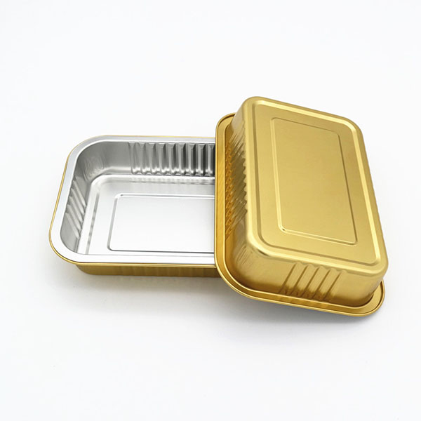 长方形铝箔餐盒580ML