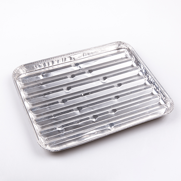 长方形铝箔烧烤盘710ML